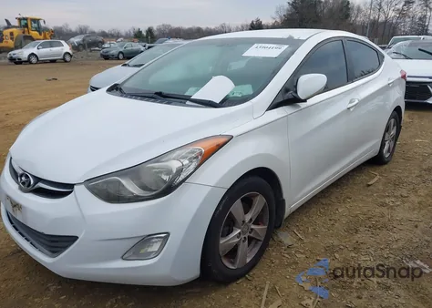 2013 Hyundai Elantra Gls из США, поврежденный, VIN 5NPDH4AE9DH396868